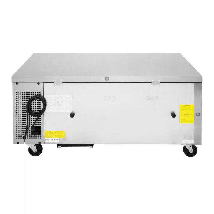 Turbo Air TCBE-52SDR-N 2 Drawer 52" Stainless Steel Chef Base Refrigerator, Optional 6" Extended Top, 9.1 Cu. Ft.
