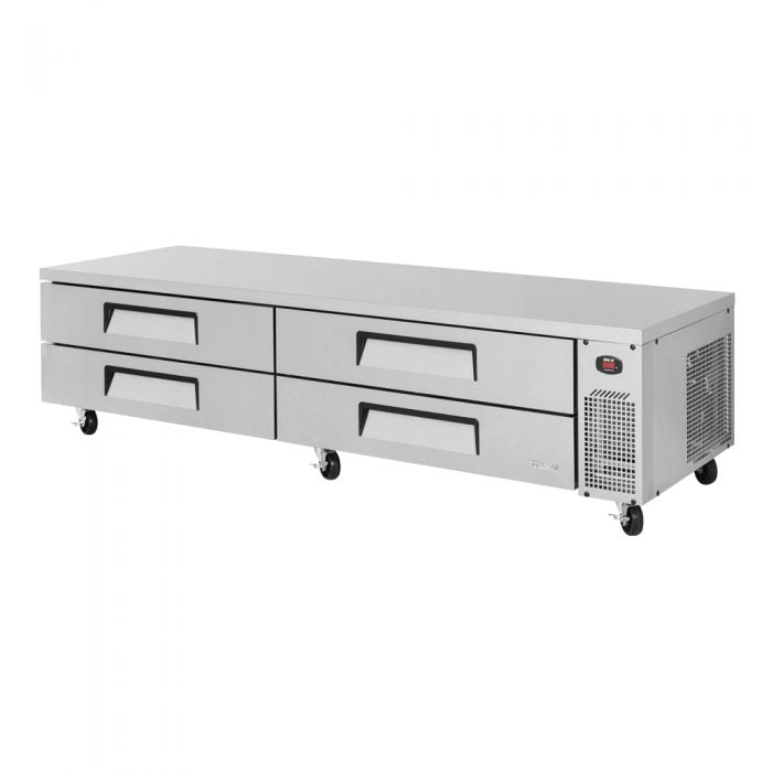 Turbo Air TCBE-96SDR-N 4 Drawer 96" Stainless Steel Chef Base Refrigerator, 18.6 Cu. Ft.