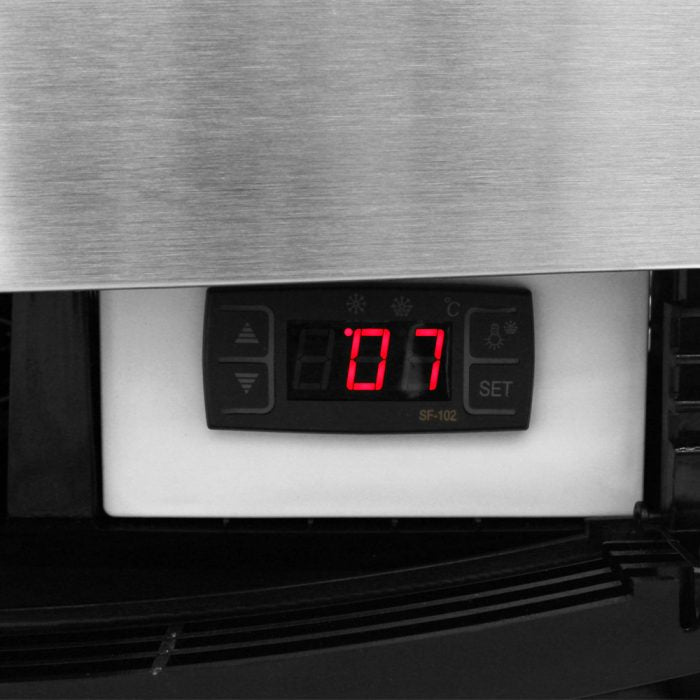 Turbo Air CRT-77-1R-N All Side Glass Countertop Refrigerated Display Case, 3.0 Cu. Ft.