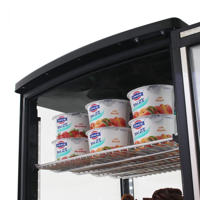 Turbo Air CRT-77-1R-N All Side Glass Countertop Refrigerated Display Case, 3.0 Cu. Ft.