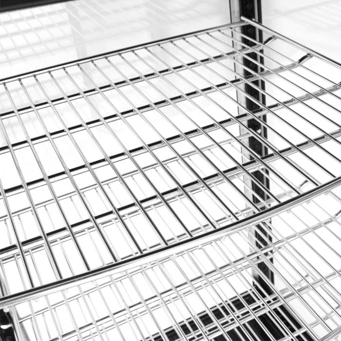 Turbo Air CRT-77-1R-N All Side Glass Countertop Refrigerated Display Case, 3.0 Cu. Ft.