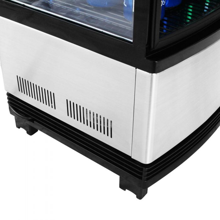 Turbo Air CRT-77-2R-N All Side Glass Pass Thru Countertop Refrigerated Display Case, 3.0 Cu. Ft.