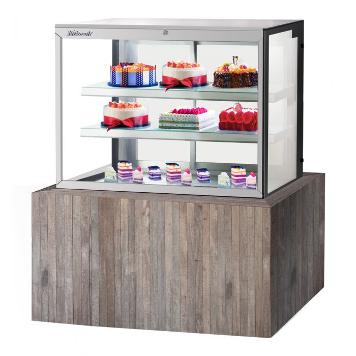 Turbo Air TBP48-54FDN 48" Refrigerated Bakery Display Case, 3 Tiers, Front Open, Drop-in