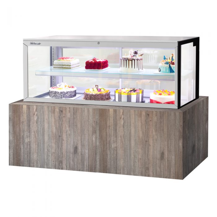 Turbo Air TBP60-46FDN 95" Refrigerated Bakery Display Case, 2 Tiers, Front Open, Drop-in