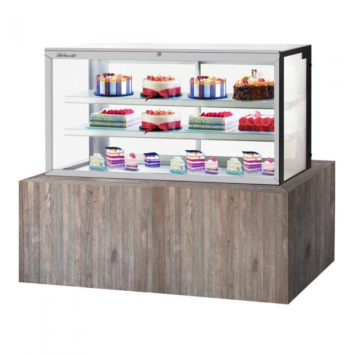 Turbo Air TBP60-54FDN 59" Refrigerated Bakery Display Case, 3 Tiers, Front Open, Drop-in