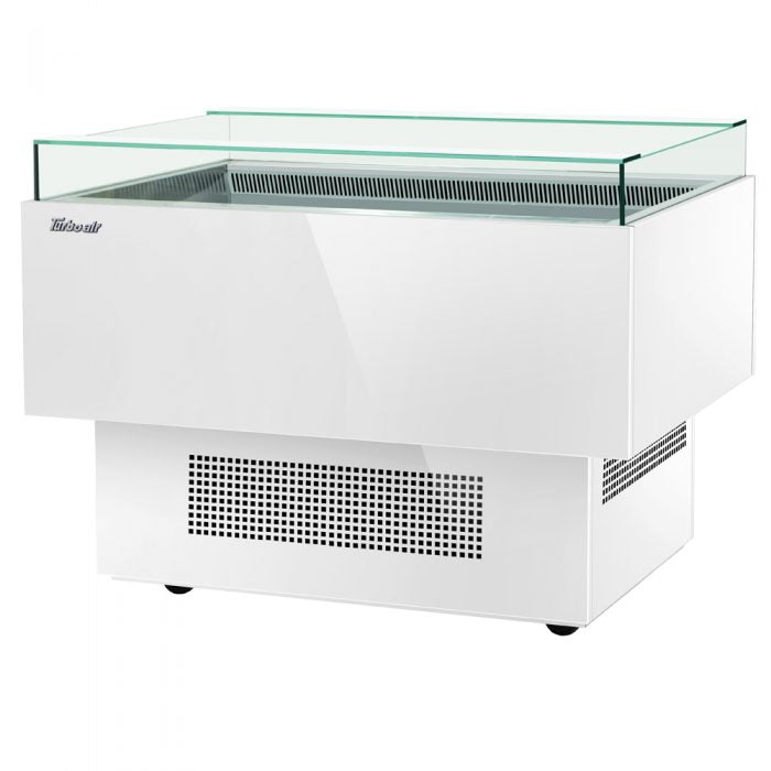 Turbo Air TOS-50PN-W(B) 50" Sandwich & Cheese Display Case, Pillar Type, Refrigerated, White or Black, 2.62 Cu. Ft.