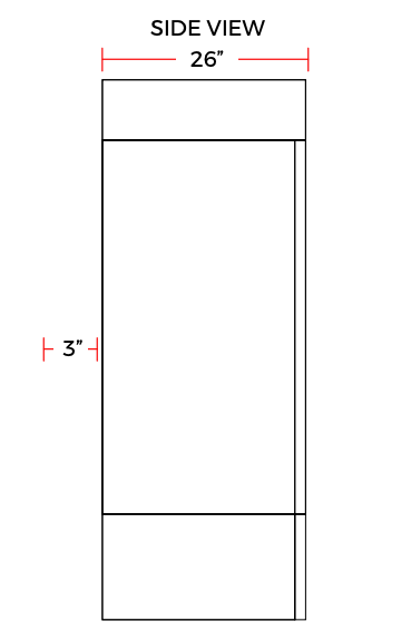 Coldline D10-B 27" Single Glass Swing Door Merchandiser Freezer, Black