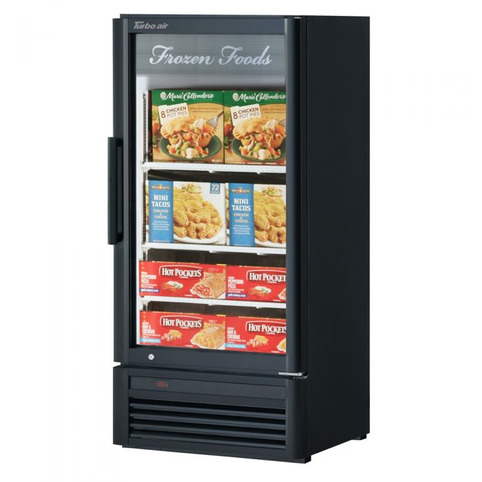 Turbo Air TGF-10SD-N 1 Door Swing Glass Merchandiser Freezer, 7.92 Cu. Ft.