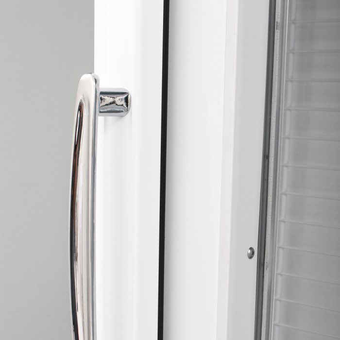 Turbo Air TGIM-49W-N 2 Glass Door Swing Ice Merchandiser, White Cabinet