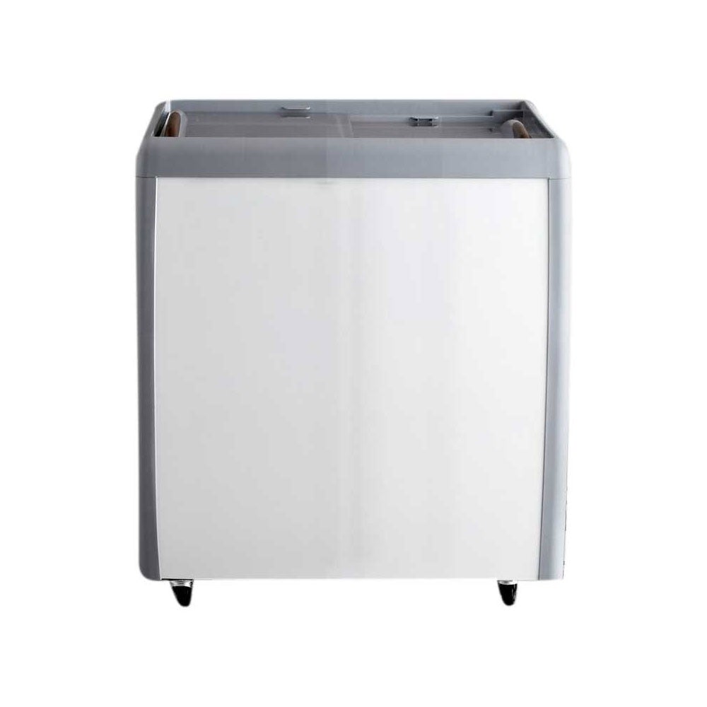 Coldline RI160 26" Flat Sliding Glass Top Lid Chest Freezer, 5.5 Cu. Ft.