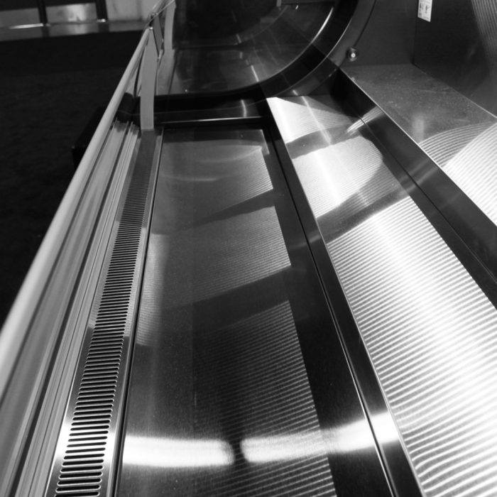 Turbo Air TOM-40SW(B)-N 39" Slim Line, Horizontal Open Display Merchandiser, White or Black, 6.7 Cu. Ft.