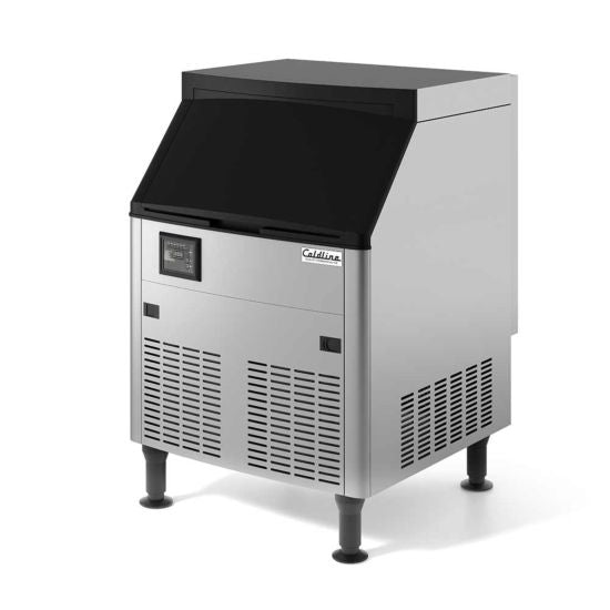 Coldline ICE180 26" 160 lb. Air Cooled Half Cube Ice Machine with Bin
