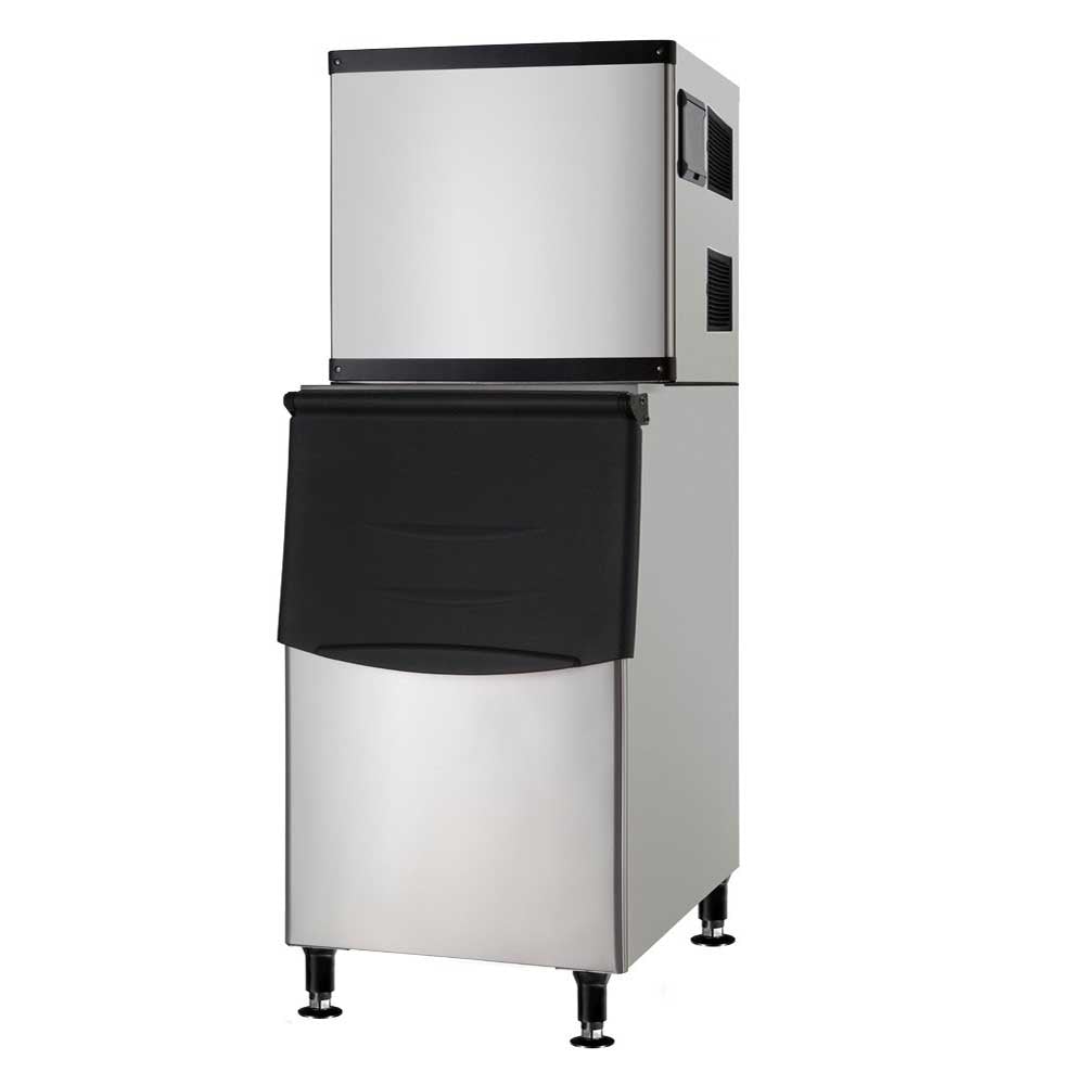 Coldline ICE400M-HA 22" 400 lb. Ice Machine Air Cooled Half Cube Modular with Bin