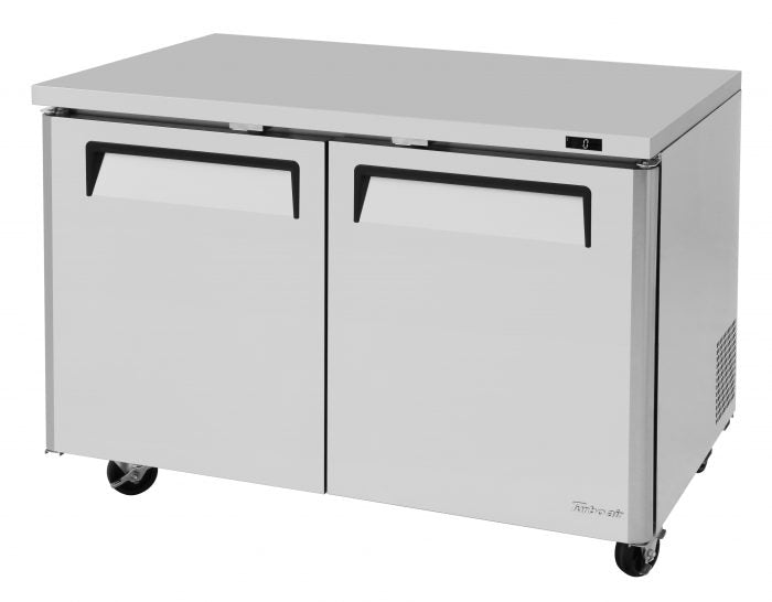 Turbo Air MUF-48-N 2 Solid Door Undercounter Freezer, 12.2 Cu. Ft.