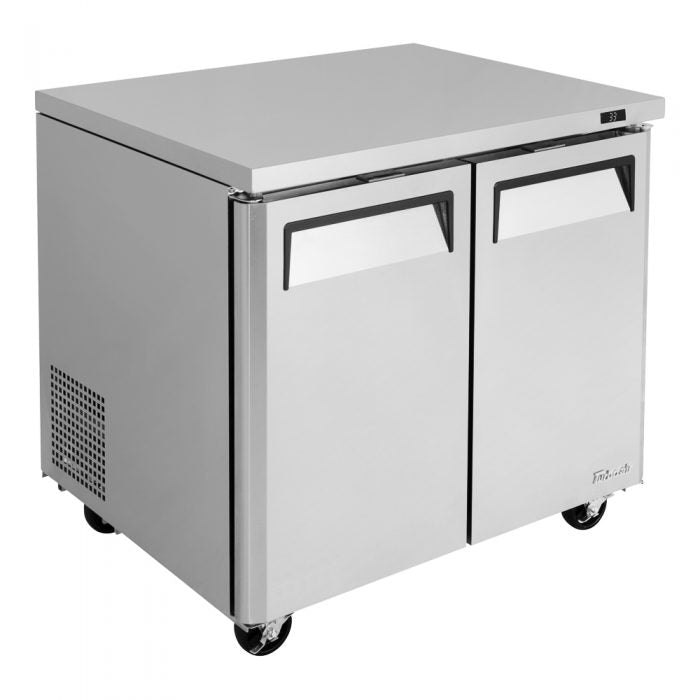 Turbo Air MUR-36-N6 2 Solid Door Undercounter Refrigerator, 9 Cu. Ft.
