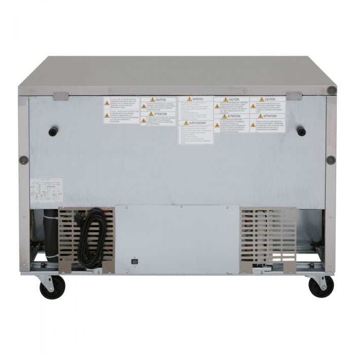 Turbo Air MUR-48-N 2 Solid Door Undercounter Refrigerator, 12.2 Cu. Ft.