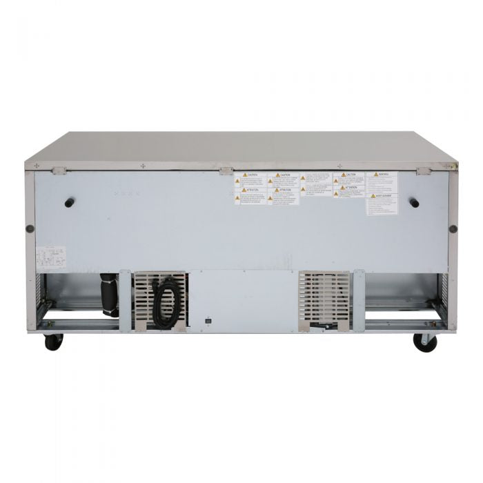 Turbo Air MUR-72-N 3 Solid Door Undercounter Refrigerator, 18.8 Cu. Ft.