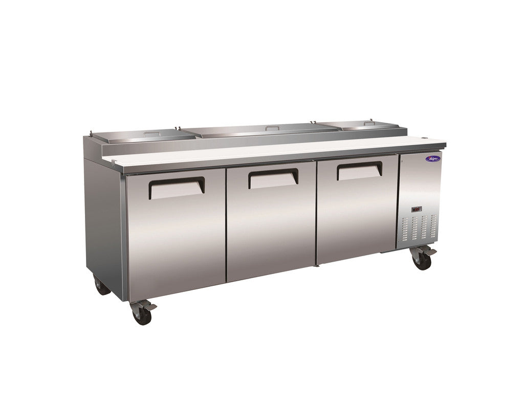 Valpro VPP93-HC Pizza Prep Three Door 12 Pan 94”