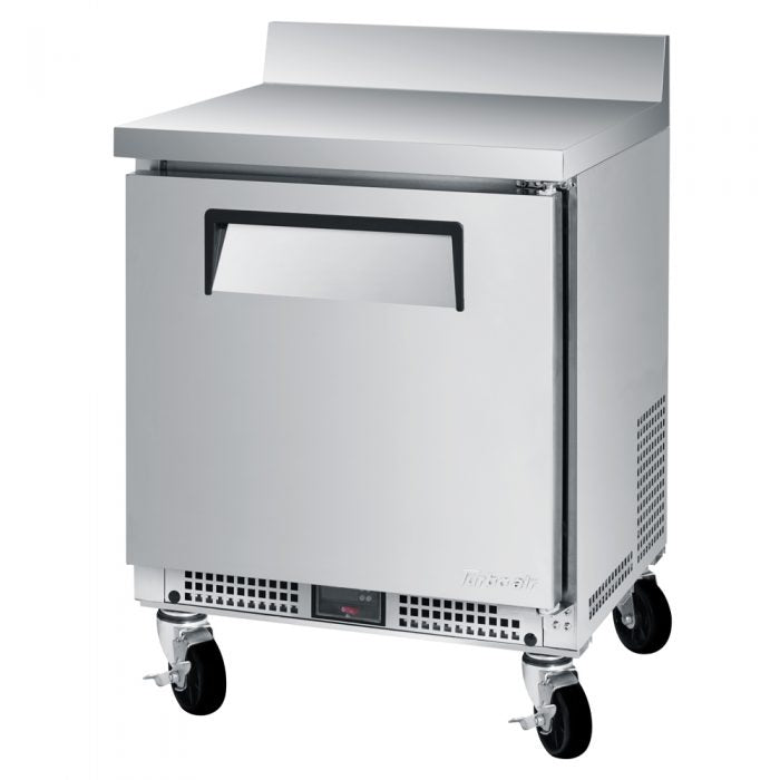 Turbo Air MWR-24S-N6 1 Solid Door Worktop Refrigerator - Shallow Depth, 2.86 Cu. Ft.