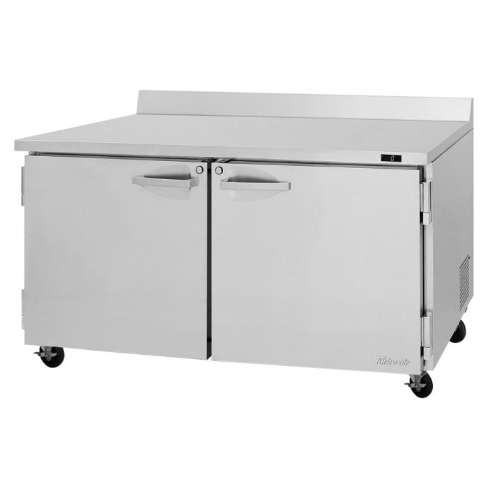 Turbo Air PWF-60-N 2 Solid Door Worktop Freezer, 15.5 Cu. Ft.