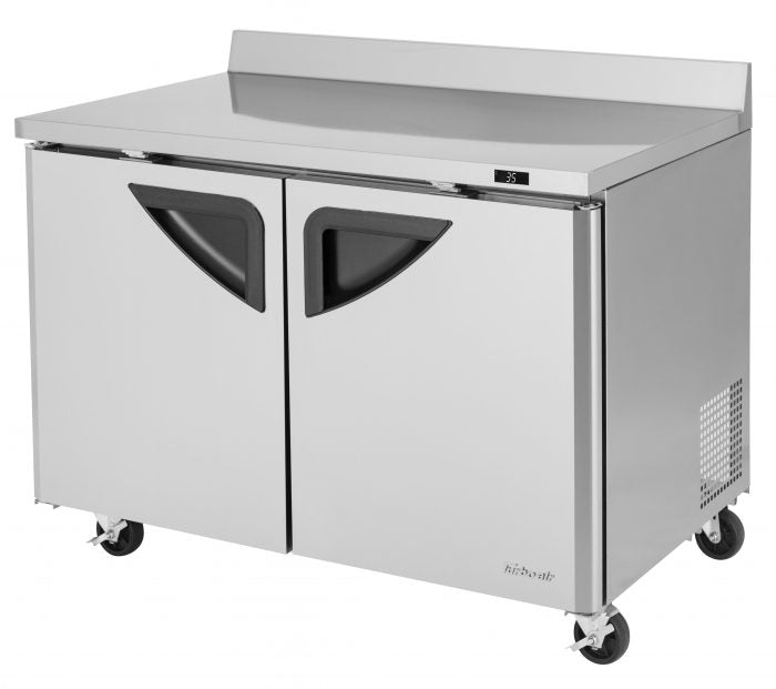 Turbo Air TWF-48SD-N 2 Solid Door Worktop Freezer, 12 Cu. Ft.