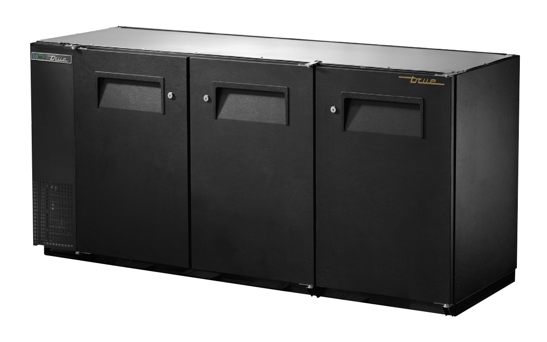 True TBB-24GAL-72-HC Back Bar Cooler, 71 7/8" Wide, 3 Doors