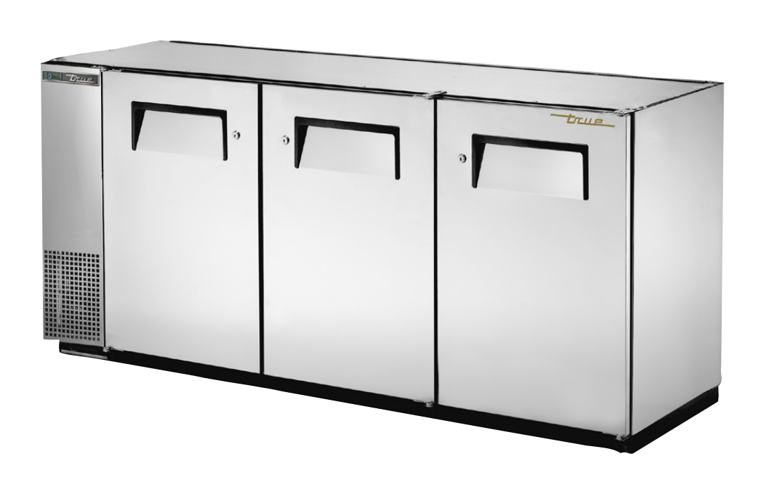 True TBB-24GAL-72-S-HC Back Bar Cooler, 71 7/8" Wide, 3 Doors
