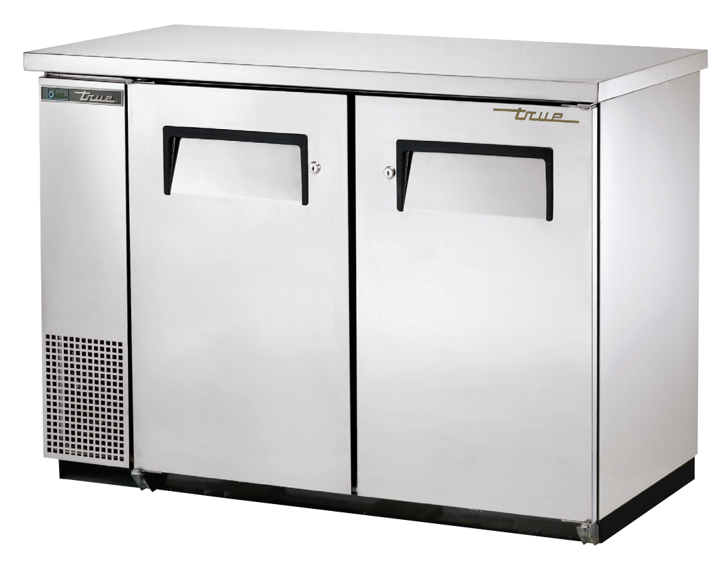 True TBB-24-48-S-HC Back Bar Cooler, 49 1/8" Wide, 2 Doors
