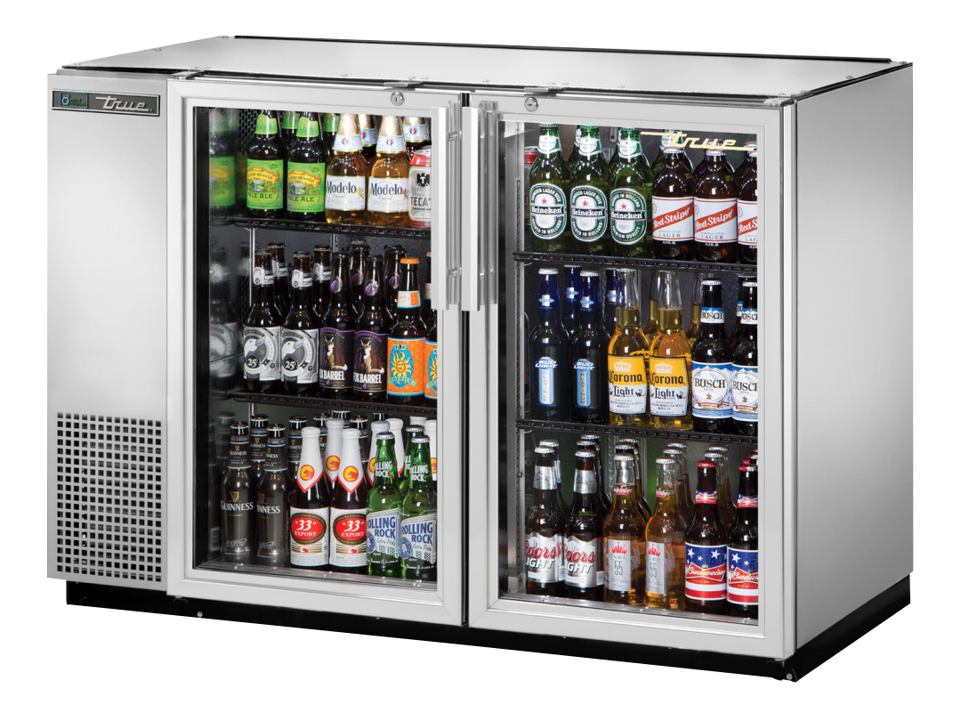 True TBB-24GAL-48G-S-HC-LD Back Bar Cooler, 47 7/8" Wide, 2 Doors