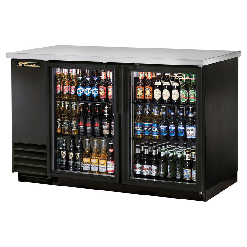 True TBB-2G-HC-LD Back Bar Cooler, 58 7/8" Wide, 2 Doors
