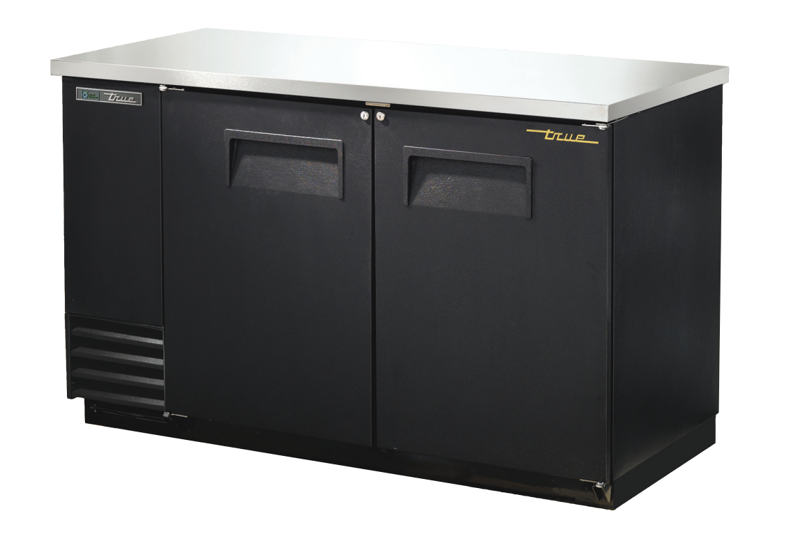 True TBB-2-HC Back Bar Cooler, 58 7/8" Wide, 2 Doors