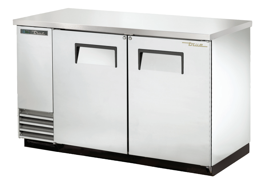 True TBB-2-S-HC Back Bar Cooler, 58 7/8" Wide, 2 Doors
