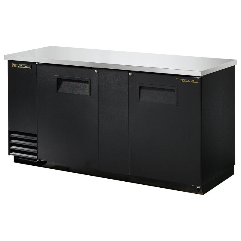 True TBB-3-HC Back Bar Cooler, 69 1/8" Wide, 2 Doors