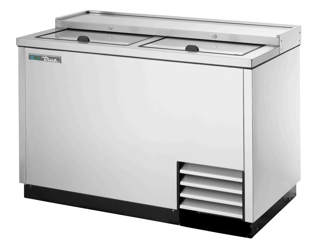 True TD-50-18-S-HC Bottle Cooler, 49 5/8" Wide