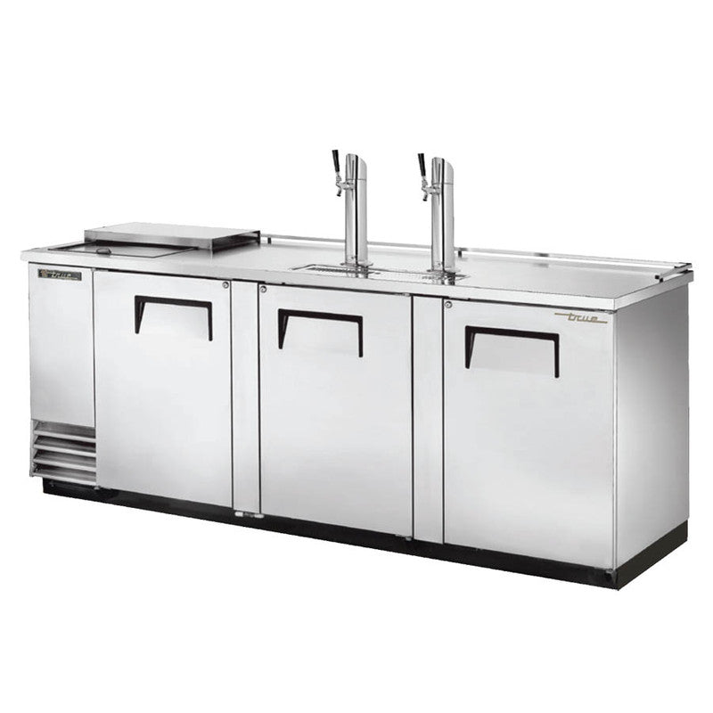 True TDD-4CT-S-HC Beer Dispenser, 90 3/8" Wide, 3 Doors