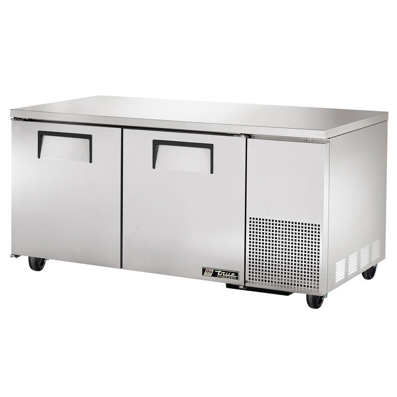 True TUC-67F-HC Undercounter Freezer, 67 1/4" Wide, 2 Doors, 4 Shelves
