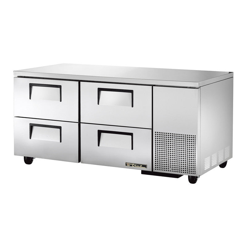 True TUC-67D-4-HC Undercounter Refrigerator, 67 1/4" Wide
