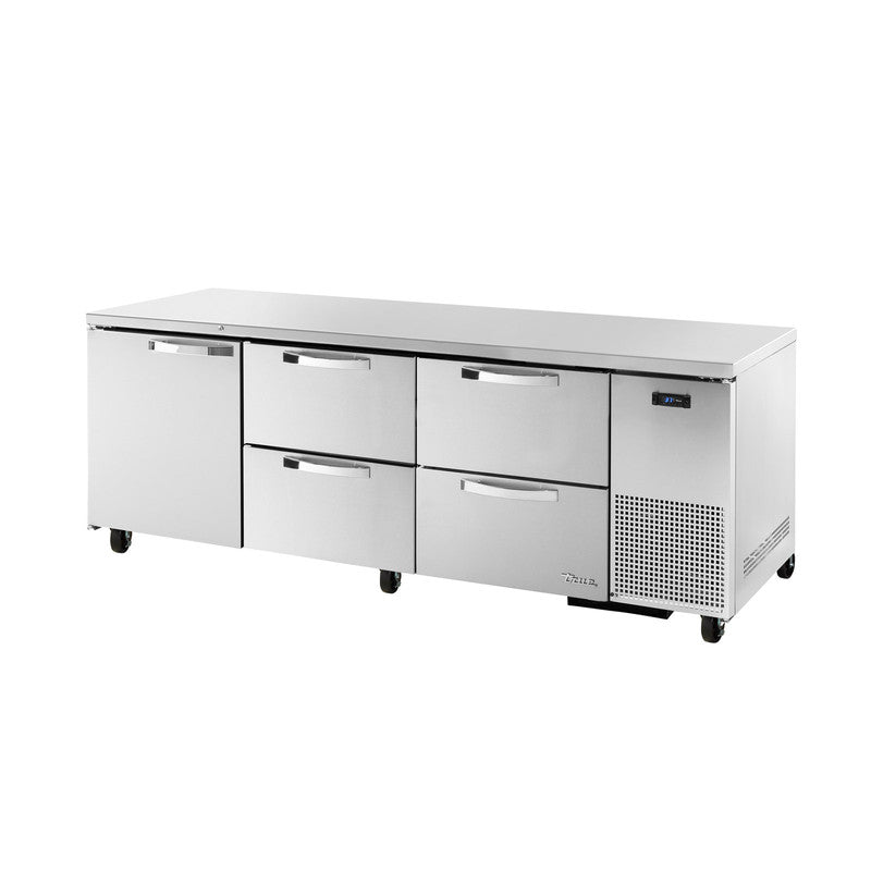 True TUC-93D-4-HC~SPEC3 Undercounter Refrigerator, 93 1/4" Wide, 1 Door, 2 Shelves, Spec Series