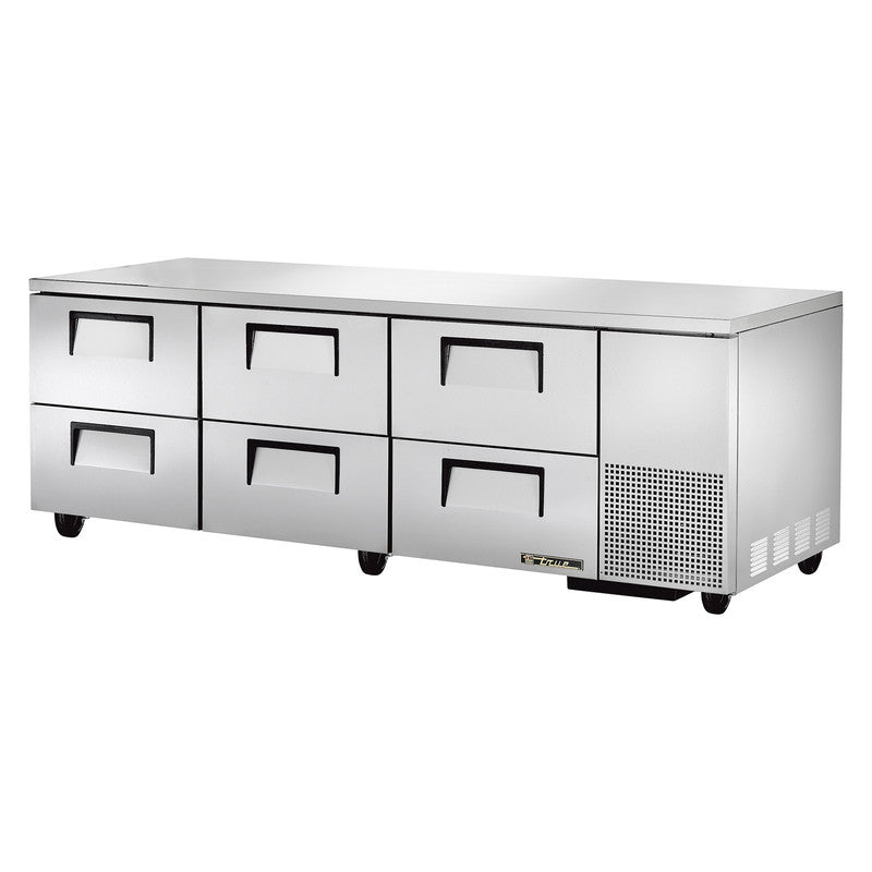 True TUC-93D-6-HC Undercounter Refrigerator, 93 1/4" Wide