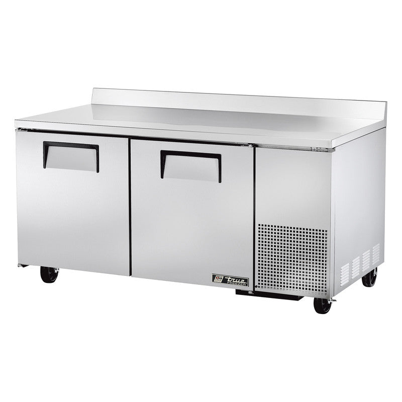 True TWT-67F-HC Worktop Freezer, 67 1/4" Wide, 2 Doors, 4 Shelves