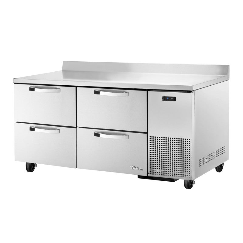 True TWT-67D-4-HC~SPEC3 Worktop Refrigerator, 67 1/4" Wide, Spec Series