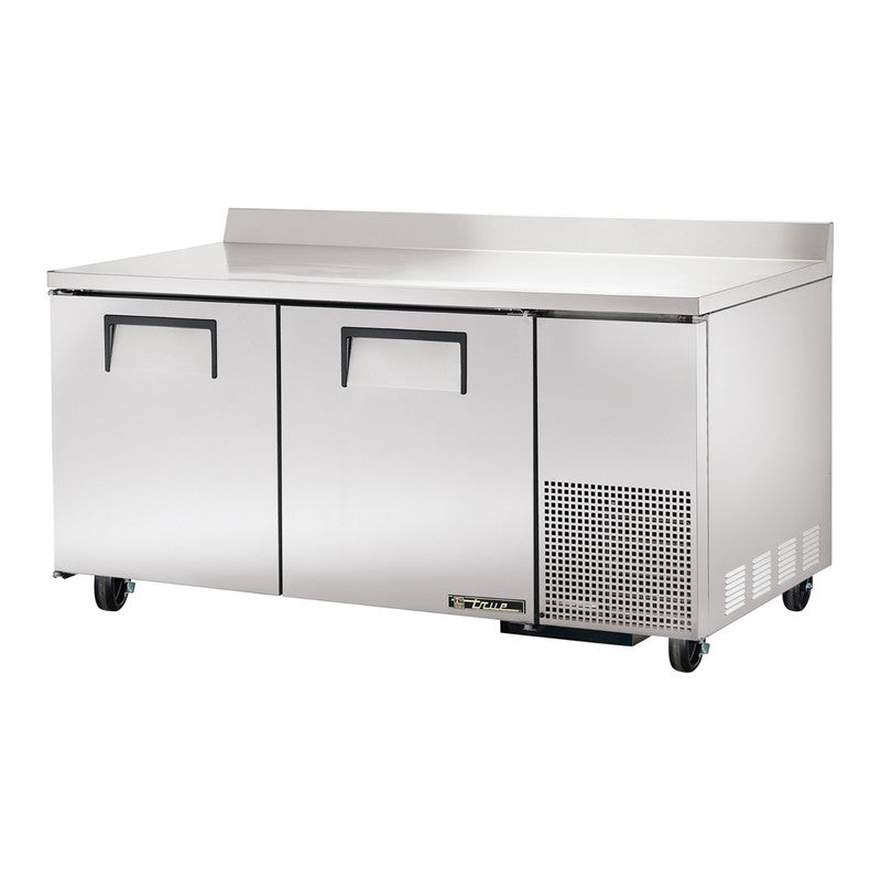 True TWT-67-HC Worktop Refrigerator, 67 1/4" Wide, 2 Doors, 4 Shelves