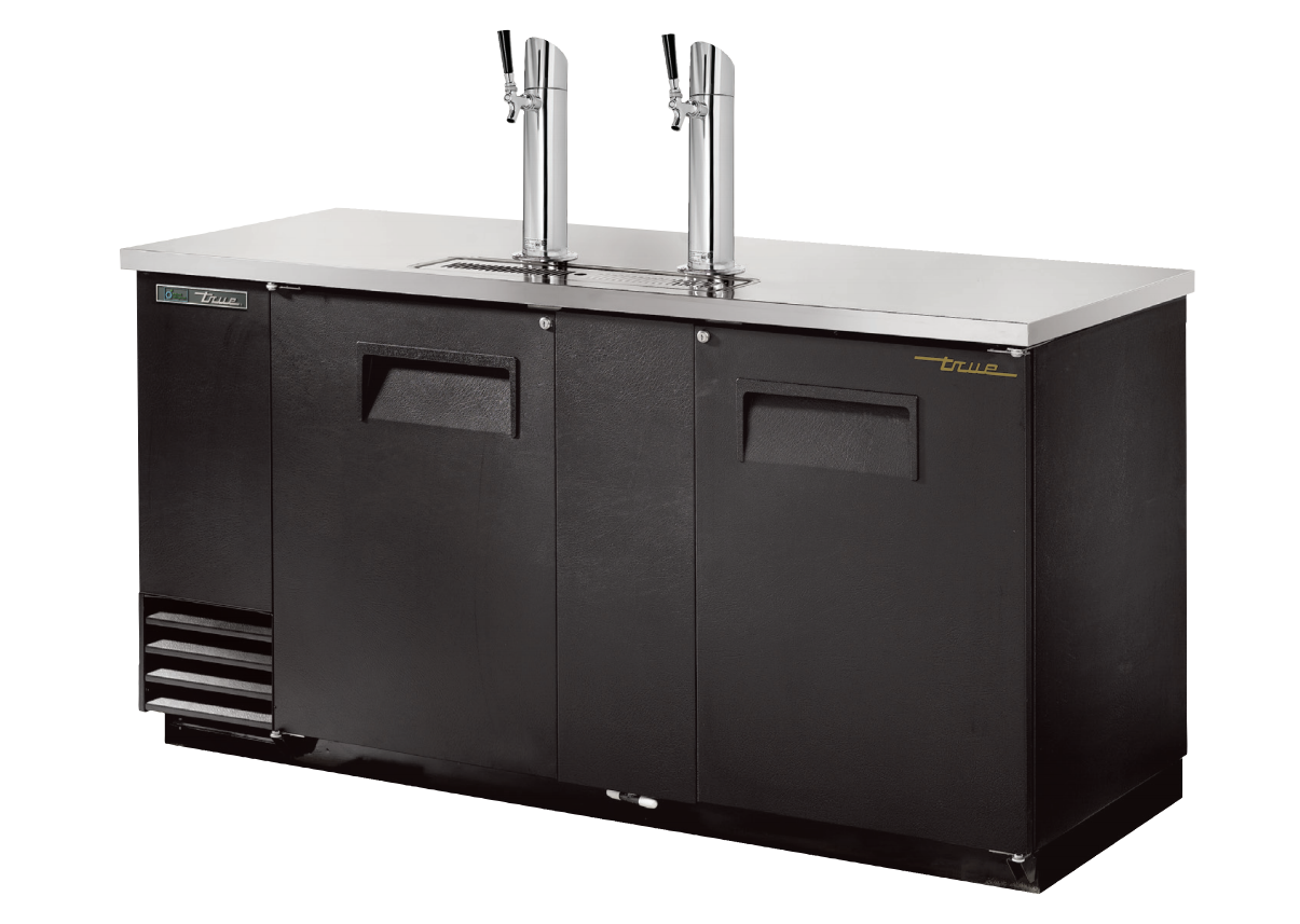 True TDD-3-HC Beer Dispenser, 69 1/8" Wide, 2 Doors