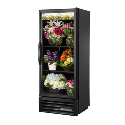 True GDM-12FC-HC~TSL01 Floral Merchandiser, 24 7/8" Wide, 1 Door, 2 Shelves