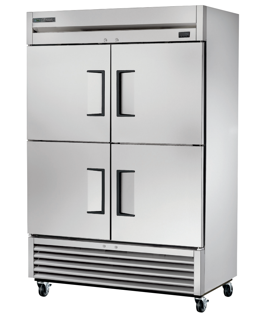 True T-49F-4-HC Reach-In Freezer, 54 1/8" Wide, 4 Doors, 6 Shelves, T-Series