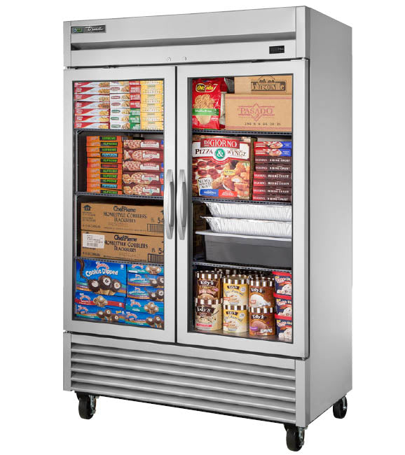 True T-49FG-HC~FGD01 Reach-In Freezer, 54 1/8" Wide, 2 Doors, 6 Shelves, T-Series