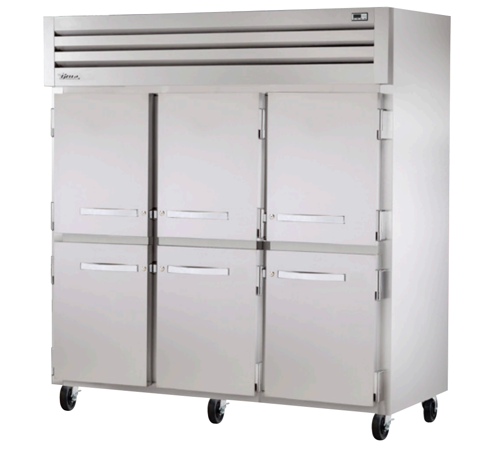True STA3F-6HS Reach-In Freezer, 77 3/4" Wide, 6 Doors, STA Spec Series