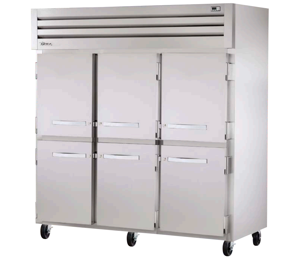 True STR3F-6HS Reach-In Freezer, 77 3/4" Wide, 6 Doors, STR Spec Series