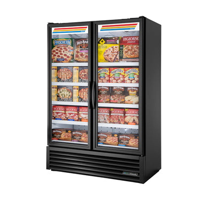 True FLM-54F~TSL01 Merchandiser Freezer, 53 7/8" Wide, 2 Doors, 8 Shelves