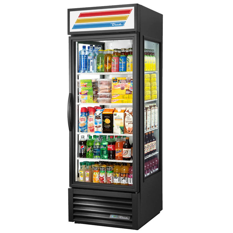 True GEM-23-HC~TSL01 Merchandiser Refrigerator, 27 1/2" Wide, 1 Door, 4 Shelves